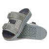 Shinjuku 2-Riemen-Sandale aus Naturleder und Textil