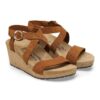Sibyl geprägtes Leder in Burnt Orange