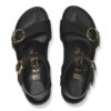 Soley Ring-Buckle Leder Schwarz