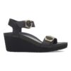 Soley Ring-Buckle Leder Schwarz